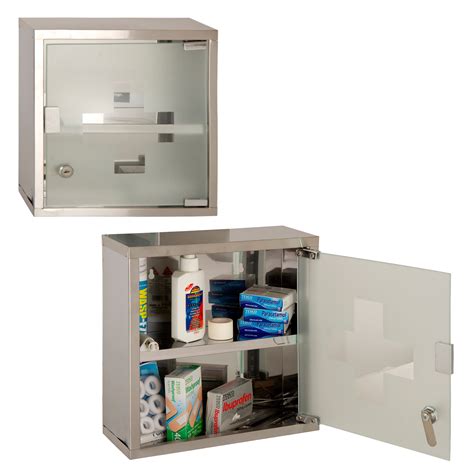 stainless steel locking medicine cabinet glass|Key Locked Medical Storage Cabinets .